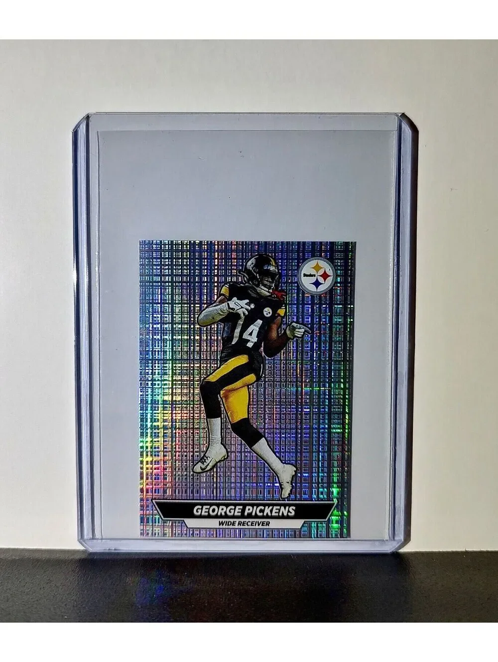 George Pickens 2024 Panini NFL Sticker #154 Foil Pittsburgh Steelers